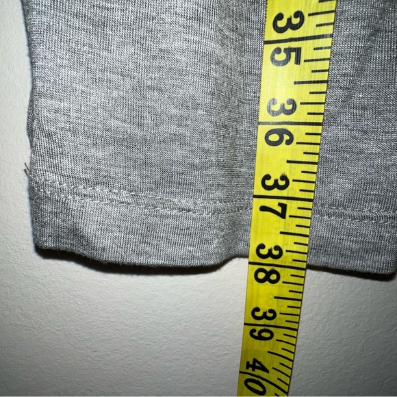 ANDREA Gray Lace-Up casual Dress pink emu grommets new net short sleeve - Picture 8 of 9